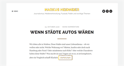 Desktop Screenshot of markusheidmeier.de